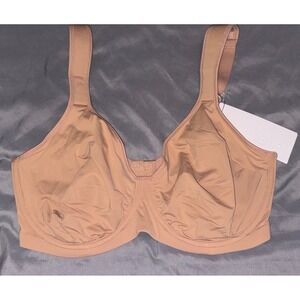 NEW HSIA Nude Unlined Full Coverage Underwire Bra, 34DD